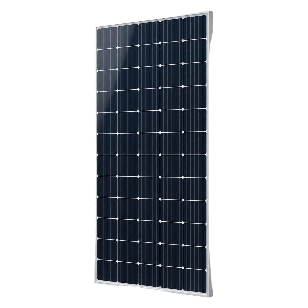 Placa solar fotovoltaica con marco de aluminio